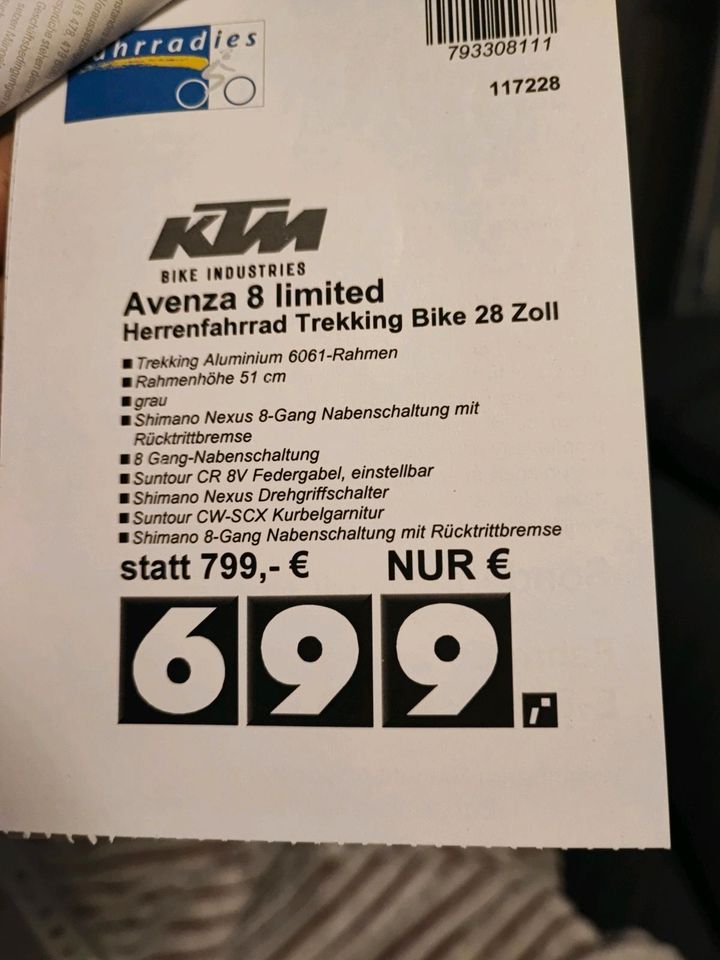 TKM Trekking Fahrrad, Herren, 28 Zoll in Wülfrath