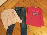 Mädchenjeans 104 Langarmshirt Esprit Strickjacke H&M Baden-Württemberg - Mannheim Vorschau