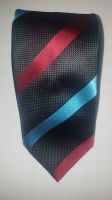 Krawatte s'Oliver MEN reine Seide schwarz rot blau wie neu Stuttgart - Bad Cannstatt Vorschau