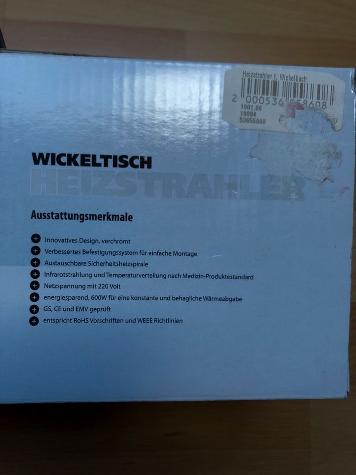 Wickeltisch Heizstrahler reer in Küps