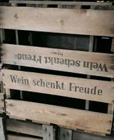 Alte Weinkisten als Dekoration mit Aufdruck Holzkisten Unikat Bonn - Endenich Vorschau