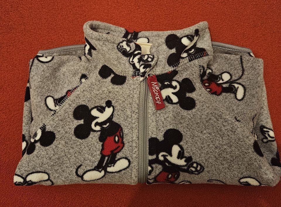 Mickey Maus Kinder Fleecejacke Gr.68 in Spangenberg