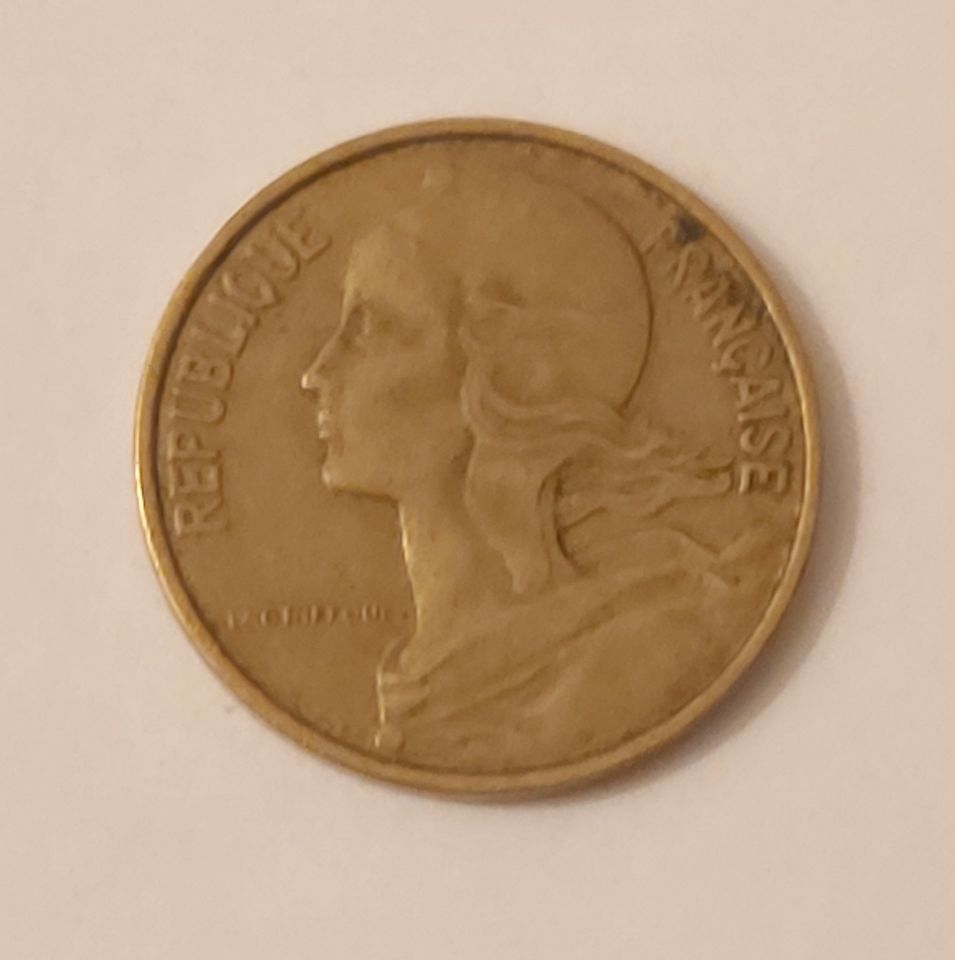 Frankreich 10 Centimes 1963 Münze in Hamm