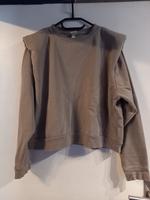 Grauer Damen Pulli/Damen Sweatshirt mit Schulterpolster Süd - Niederrad Vorschau