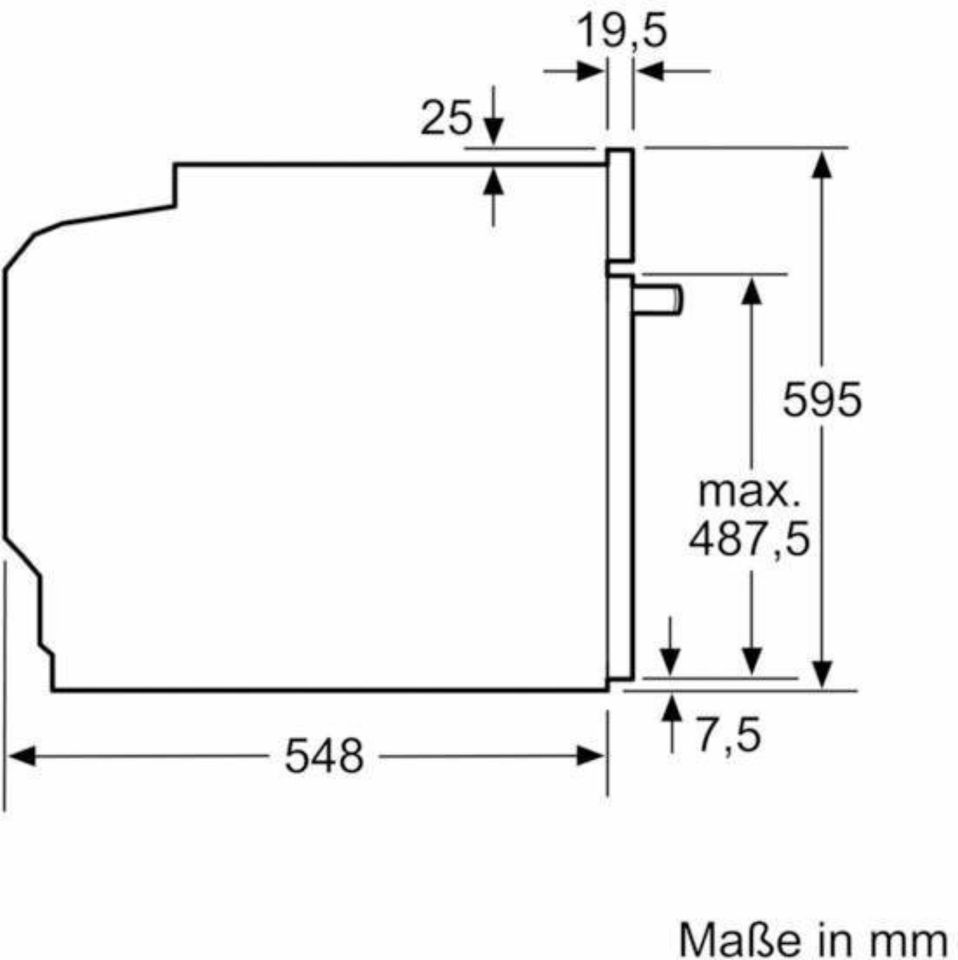 iQ500 Einbau-Backofen 60 x 60 cm Edelstahl Siemens Küche in Duisburg