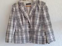 Gerry Weber Blazer hellgrau weiß Gr. 40 Baumwolle Bayern - Schweinfurt Vorschau