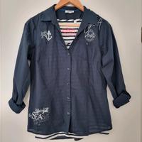 Soccx Bluse Hemd mit Träger-Shirt gr. 38 M NEU Niedersachsen - Oyten Vorschau