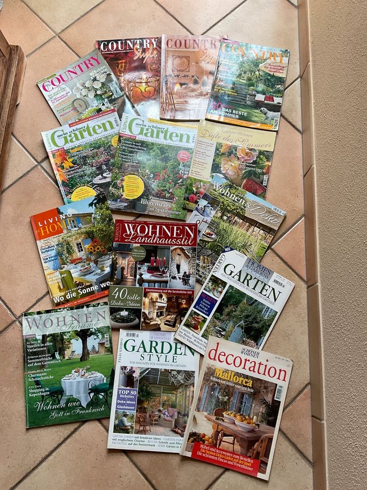14 x Garten- und Dekorationszeitschriften in Rain Lech