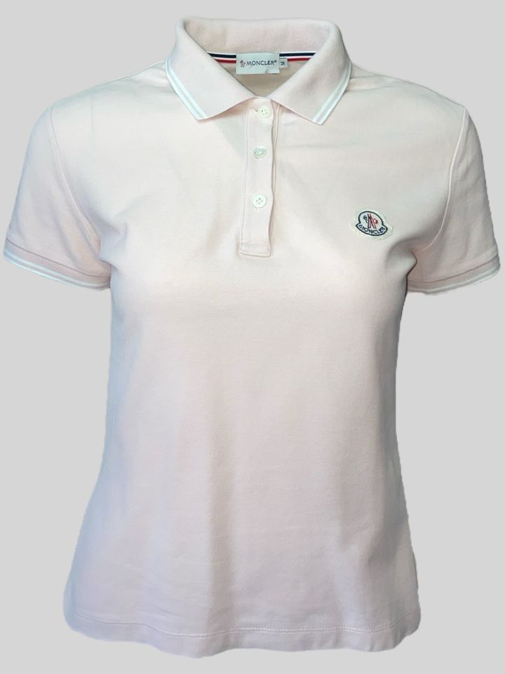 MONCLER Damen Designer Luxus Poloshirt Rose Gr.M in Hannover