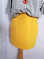 Escada Rock aus Cashmere und Angroa high waist Gelb Vintage Baden-Württemberg - Weingarten Vorschau