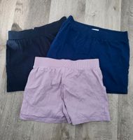 3 Baumwollshorts kurze Hose Blau Lila/Flieder  Gr. 152 158 Baden-Württemberg - Baden-Baden Vorschau