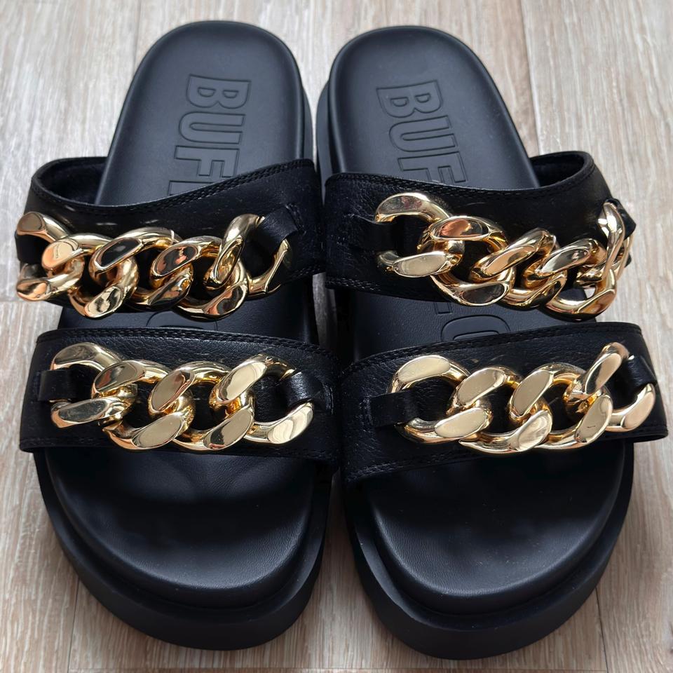 Buffalo Plateau Pool Slide Pantolette, schwarz, Gr. 39, neu! in Hamburg