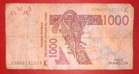 1000 Francs Niger Westafrika Nordrhein-Westfalen - Grefrath Vorschau