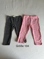 2 capri Leggins blau rosa *topolino* Größe 104 Niedersachsen - Hagenburg Vorschau