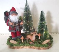 Weihnachten Weihnacht Deko Handgefertigt aus Holz mit Beleuchtung Bayern - Pullenreuth Vorschau