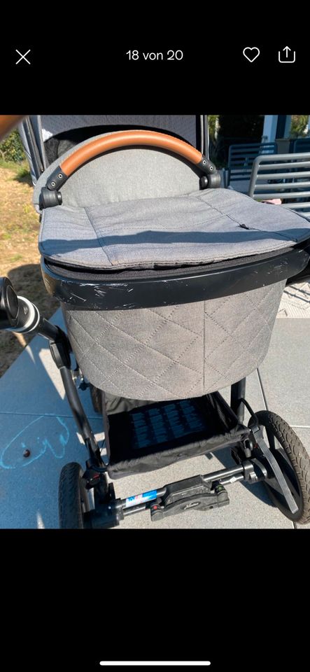 Hartan R1 GTX grau oliv Kinderwagen Babyschale Sportsitz in Hüttenberg