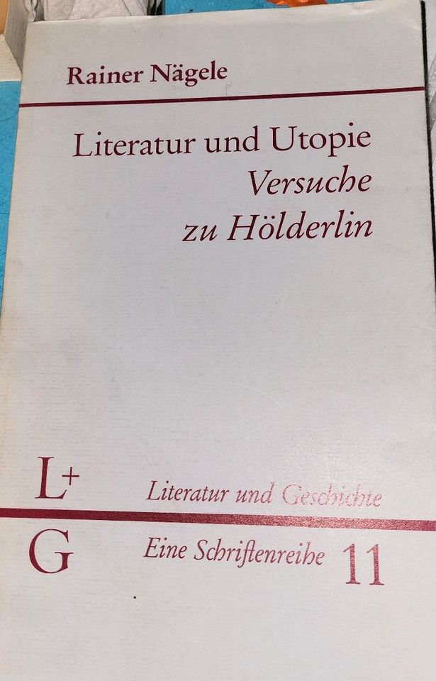 Literatur und Utopie Versuche zu Hölderlin in Coswig