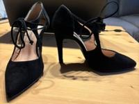 Damen Schuhe Untergröße 33 (1)Pumps schwarz  Velourleder neu Hessen - Wartenberg Vorschau