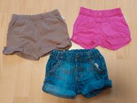 Set Shorts, Größe 80, jeansblau, pink, beige-braun Bayern - Kaufbeuren Vorschau