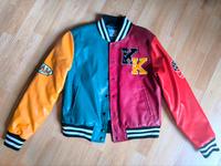 Karl Kani College Jacke S Pink Rot Blau Gelb vegan Harley Quinn Köln - Lindenthal Vorschau