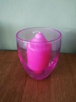 Pinkes Glas mit Kerze, nagelneu Köln - Nippes Vorschau