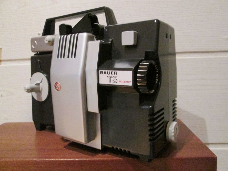 Bauer T3 Super 8 S8 Filmprojektor inkl. originale Holzkiste in Herne