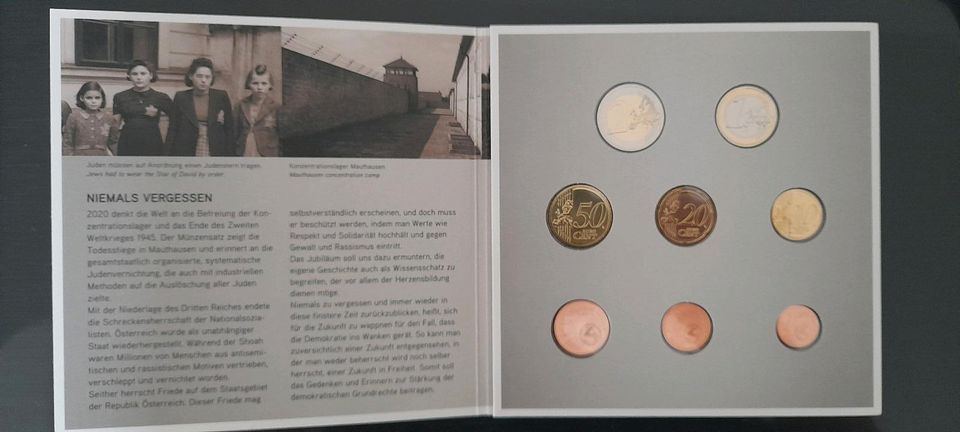 Euro-Münzensatz Österreich 2020 in Aachen