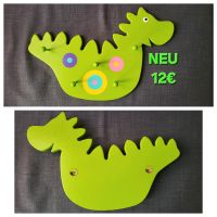 Garderobe Kinder Dinosaurier grün bunt 5 Haken NEU Hessen - Hochheim am Main Vorschau