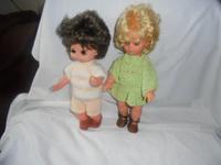 2 niedliche kleine DDR Püppchen, blond u. dk.braun, 30 cm Sachsen - Beilrode Vorschau