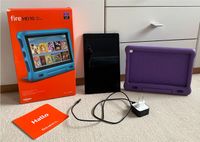 amazon fire HD10 Kids Edition Tablett violette Hülle 32 GB OVP Brandenburg - Vetschau Vorschau