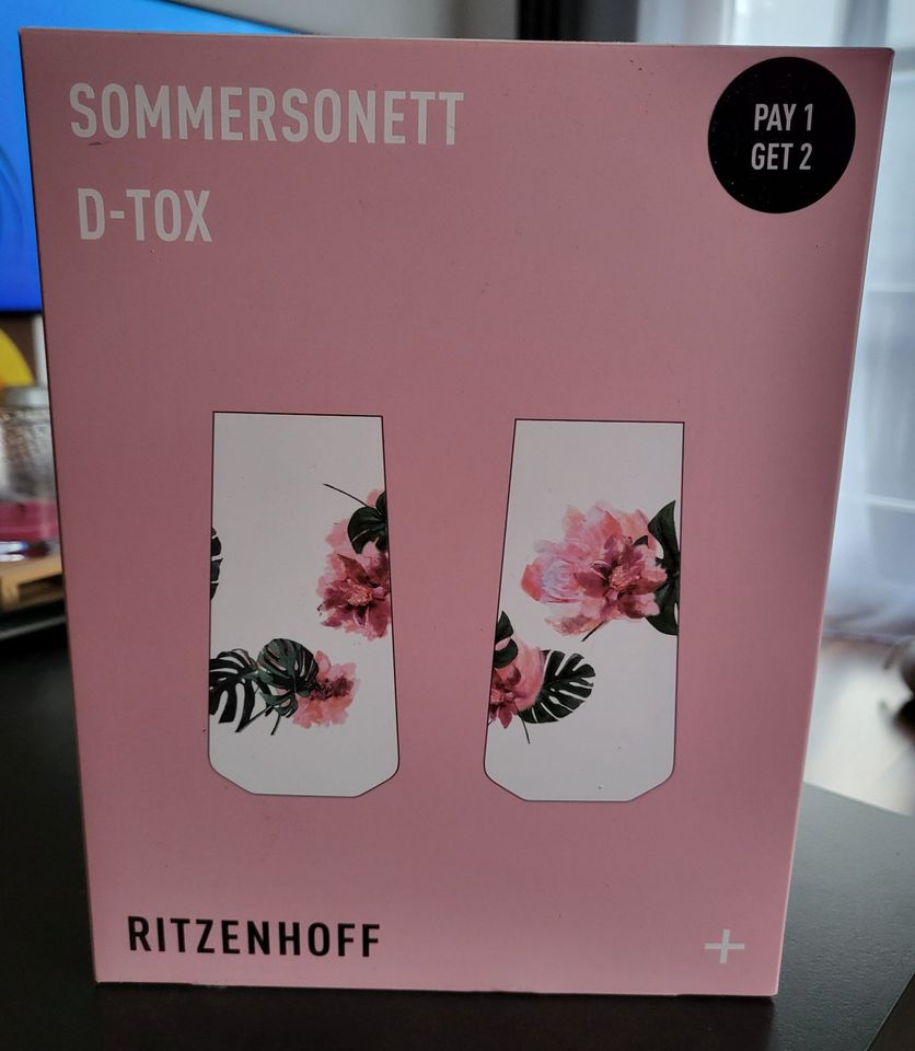 Ritzenhoff + Sommersonett + D-Tox + 2 Gläser * NEU in Salzweg