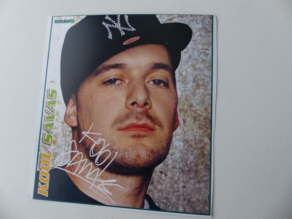 Kool Savas Autogrammkarte sammelkarte bild hip hop rapper in Dortmund