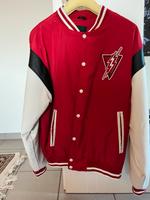 College Jacke Rot weiß Größe L Nordrhein-Westfalen - Lüdinghausen Vorschau
