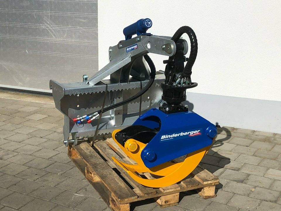 Binderberger Rückezange RZ 1200 light Forstzange Frontladerzange in Rennertshofen