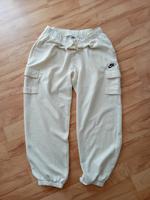 Nike sweathose creme weite jogginghose Baden-Württemberg - Dietenheim Vorschau