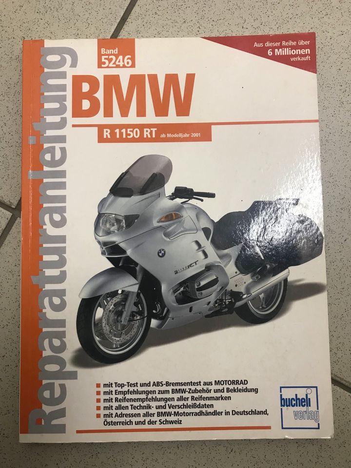 Reparaturanleitung BMW R 1150 RT Buch ab Modelljahr 2001 in Erfurt