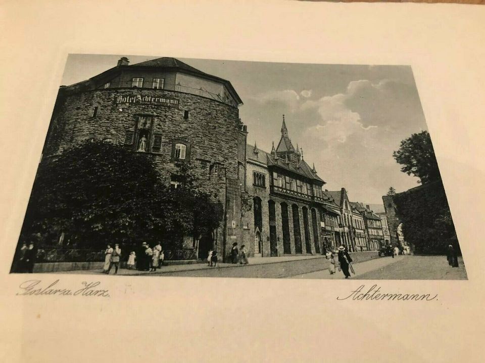 Goslar a./ Harz - 8 Original Kupfertiefdrucke auf Büttenkarton in Hamburg