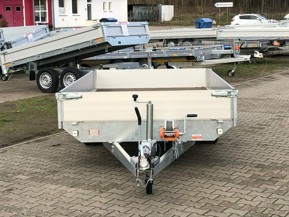 ⭐️ Eduard Auto Transporter 1500 kg 330x180x30 cm Rampen Winde 56 in Schöneiche bei Berlin