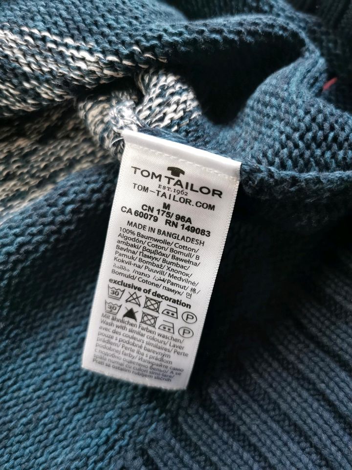 Tom Tailor Strickpullover blau Gr.M in Ebermannstadt