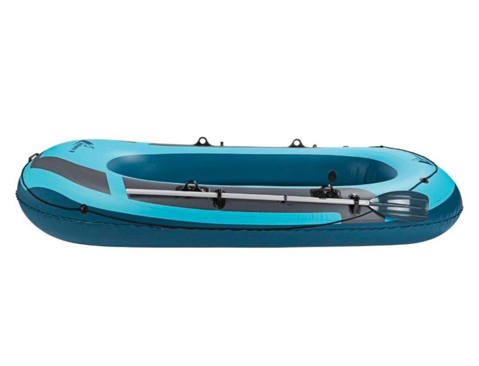 XXL Ruderboot-Set Schlauchboot Paddel, Pumpe 3 Personen Neuwertig in Schöppingen