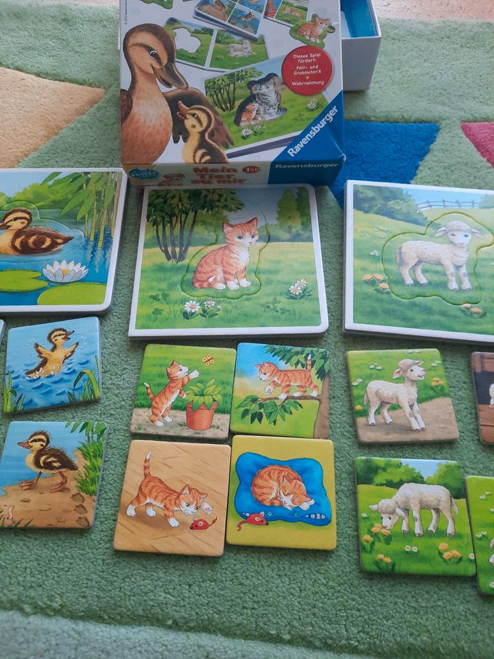 Ravensburger Mein Tier zu mir Lernspiel ab 1 1/2 Jahre vollständi in Steinhagen