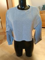 Karo Kauer Pullover Damen Größe M grau cropped Mecklenburg-Vorpommern - Neubrandenburg Vorschau