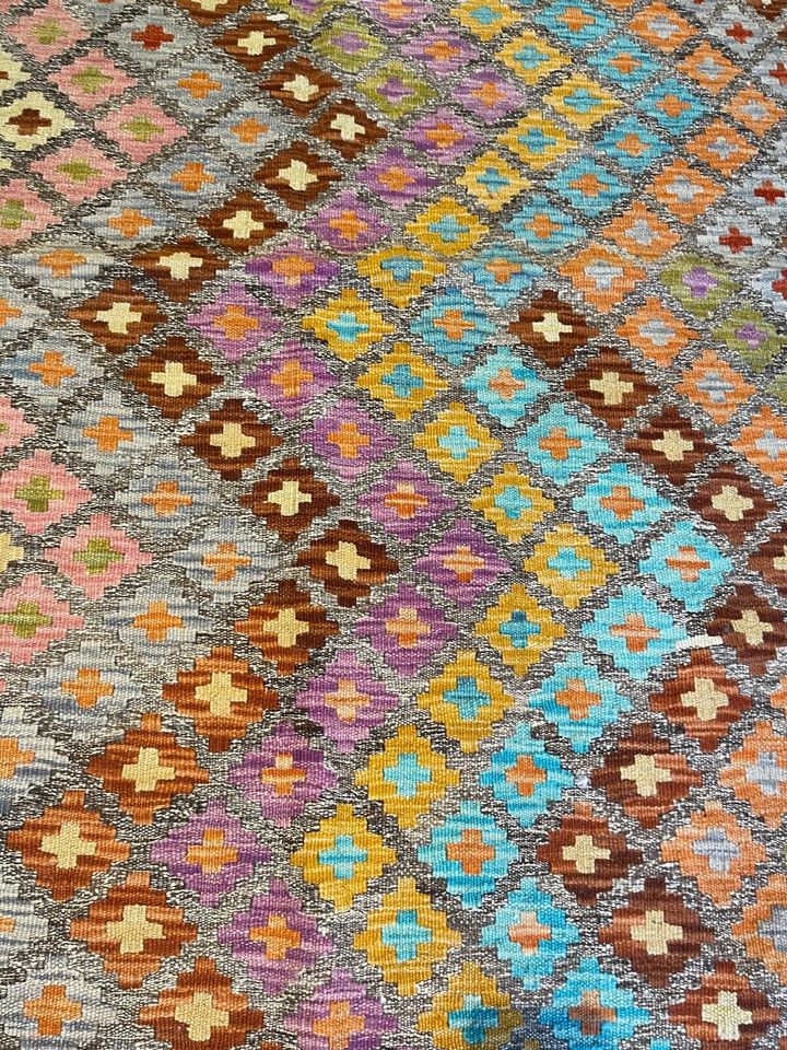 Afghan Kelim 152x109 Kilim Teppich Wolle handgewebt rug carpet in Berlin