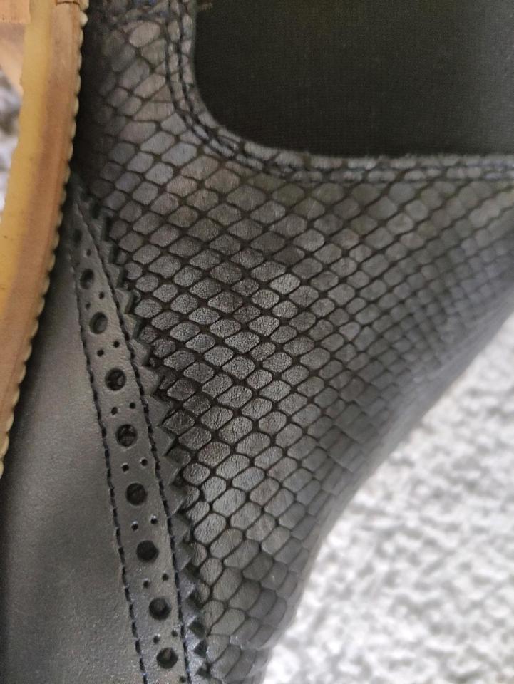 BINKS Shoes blau Croco-Optik hoche Schuh Damen Gr.39 in Hagen