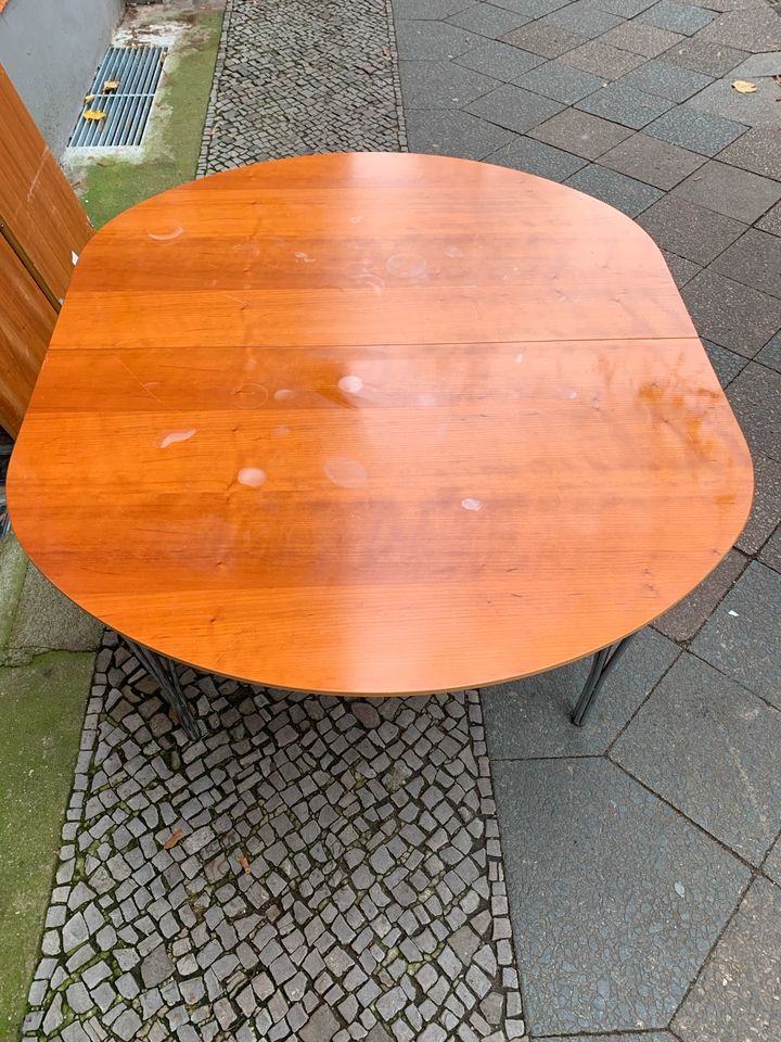 ✓ SALE ✓ Esstisch Tisch wie Fritz Hansen Holztisch mid Century 60er 70er Retro danish Design metallbeine in Berlin
