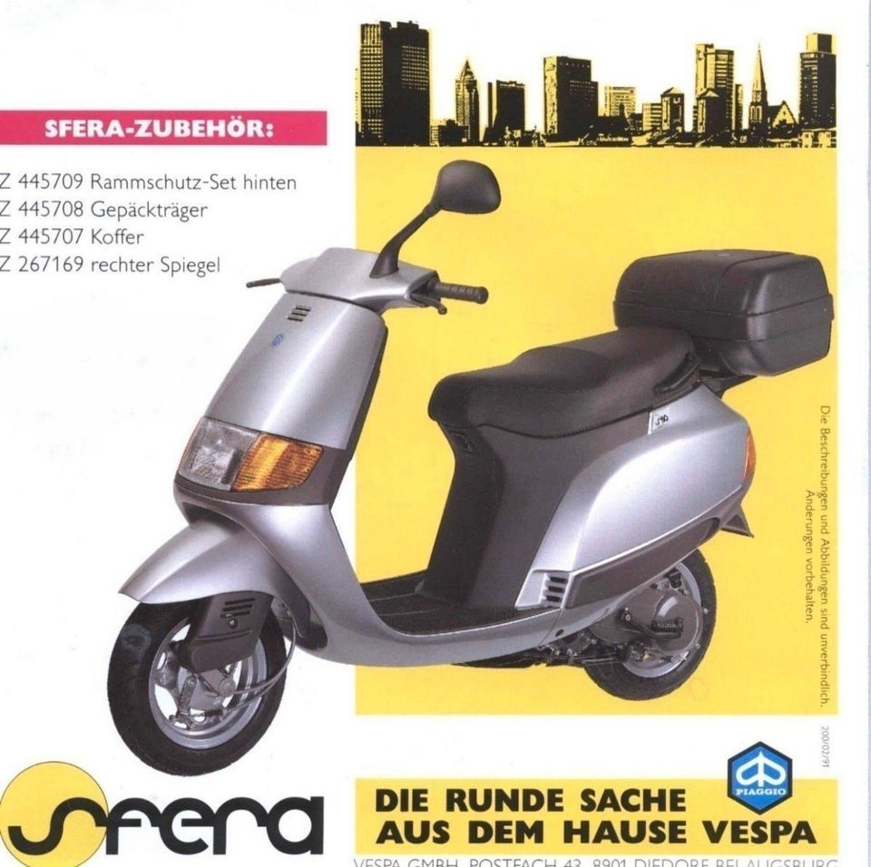 Piaggio Vespa Sfera NSL50/80 NOS, Zierleisten Seitenverkleidungen in Kämpfelbach