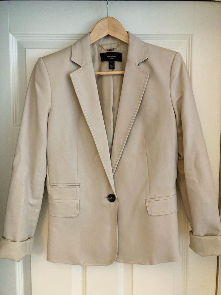 Mango Blazer Beige 36 in Laubach