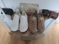 2 x Sneaker Schuhe Damen Sommer- Sportschuhe beige weiß 38 Nordrhein-Westfalen - Haan Vorschau