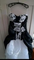 Ballkleid Brautkleid schwarz weiß besonders Sachsen - Pegau Vorschau