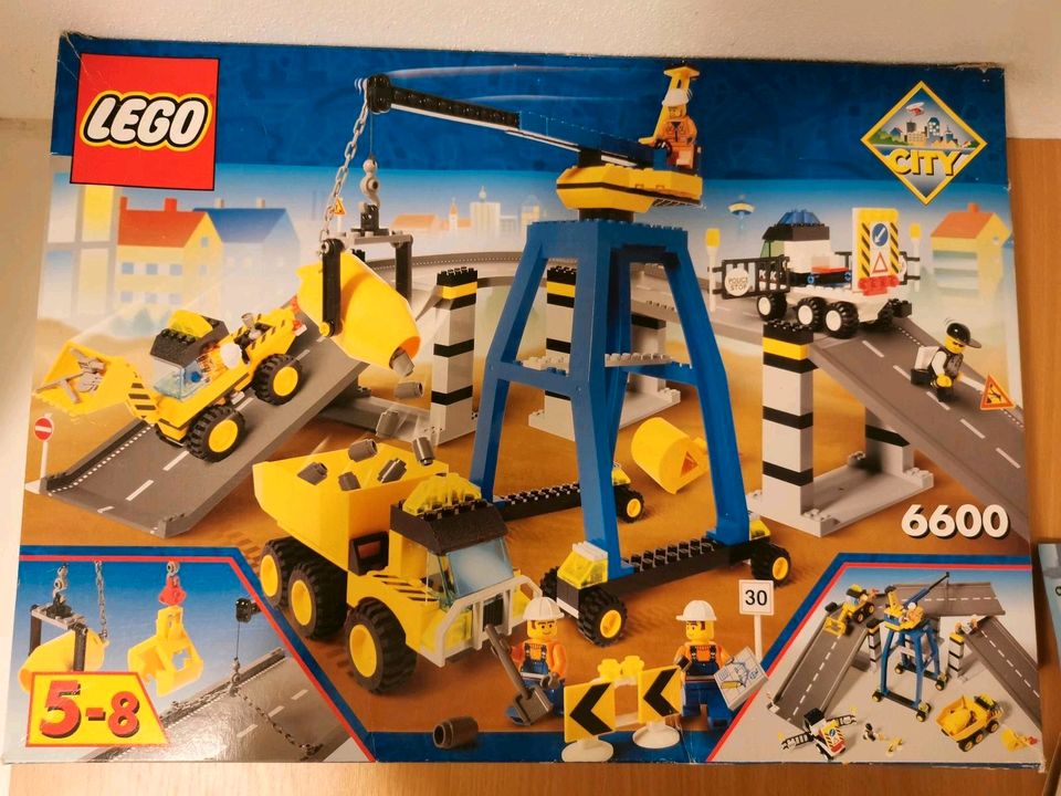 Lego 6600 Baustelle Highway Construction + Lego City Bauarbeiter in Reisbach